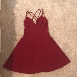 red homecoming dress